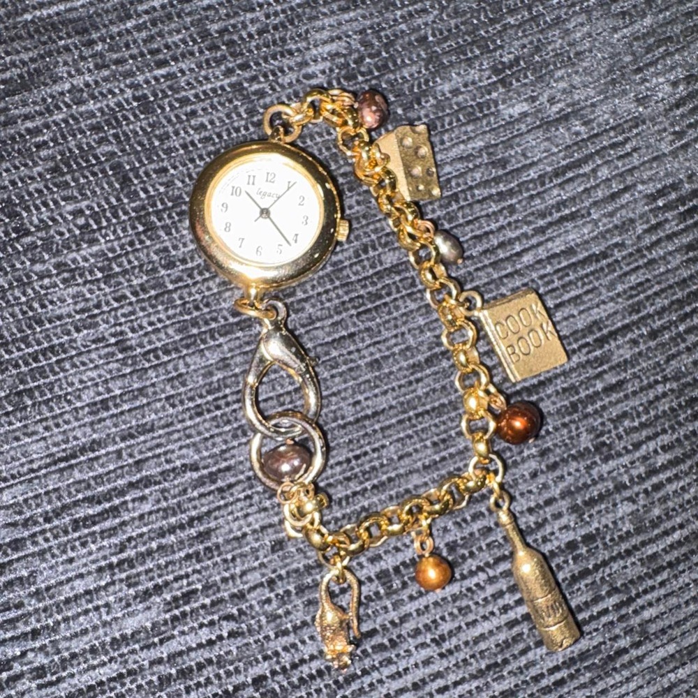 Watch with charms